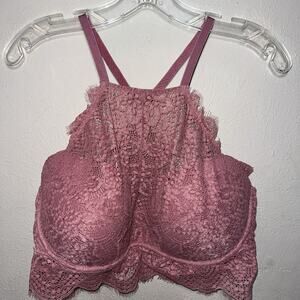 Victoria’s Secret PINK bralette size L/DD -0724- Mauve